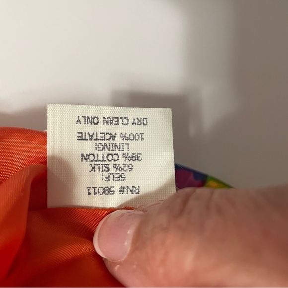 David Meister Dress Womens Size 4 Floral Sleeveless Silk Blend Classic Old Money - Picture 6 of 9